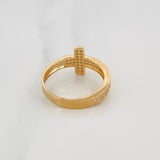 Anillo Cruz 3.05g / T6 1/2 Oro Amarillo 18K