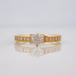 Anillo Solitario Churumbela 2g / T7 1/4 Oro Amarillo 18K