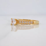 Anillo Solitario Churumbela 2.35g / T6 3/4 Oro Amarillo 18K