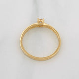 Anillo Solitario 2.5g / T7 3/4 Oro Amarillo 18K