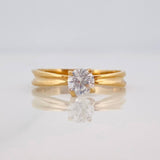 Anillo Solitario 1.75g / T5 1/4 Oro Amarillo 18K