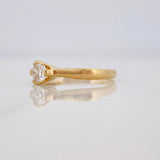 Anillo Solitario 1.95g / T5 1/4 Oro Amarillo 18K