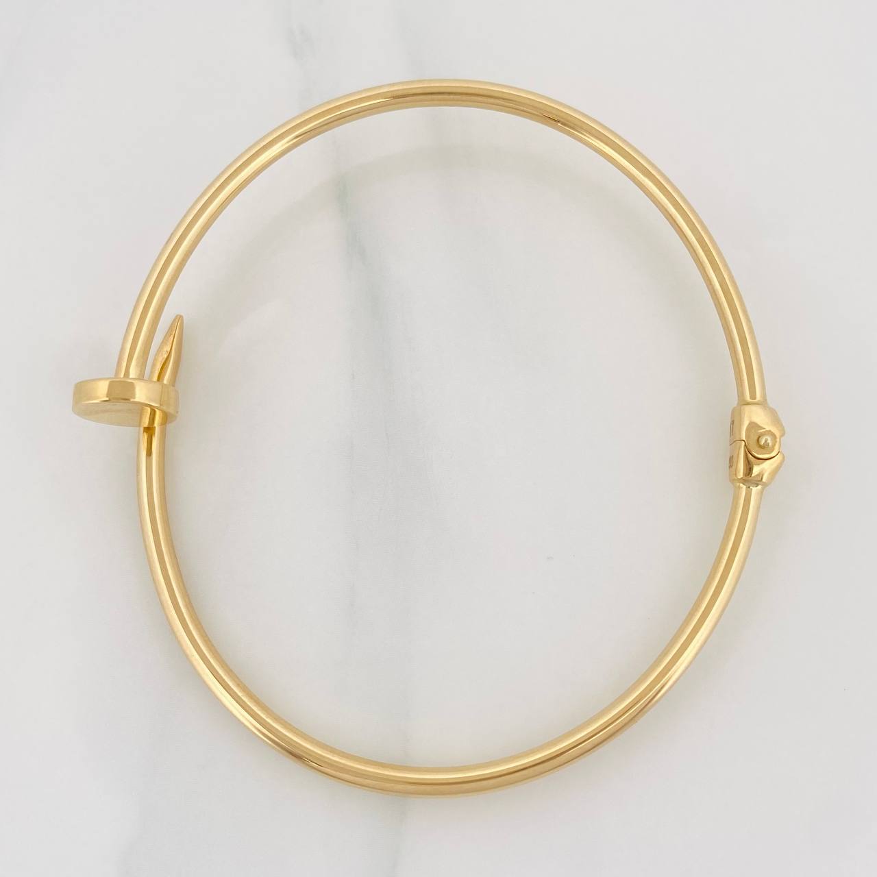 Pulso Aro Clavo 6.8g / 19cm / 2.5mm Oro Amarillo 18K