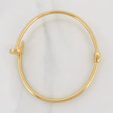 Pulso Aro Clavo 6.8g / 19cm / 2.5mm Oro Amarillo 18K