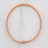 Pulso Aro Tornillo 5.95g / 17cm / 3.95mm Oro Rosa 18K
