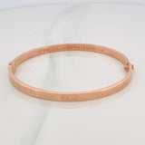Pulso Aro Tornillo 5.95g / 17cm / 3.95mm Oro Rosa 18K