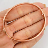 Pulso Aro Tornillo 5.95g / 17cm / 3.95mm Oro Rosa 18K