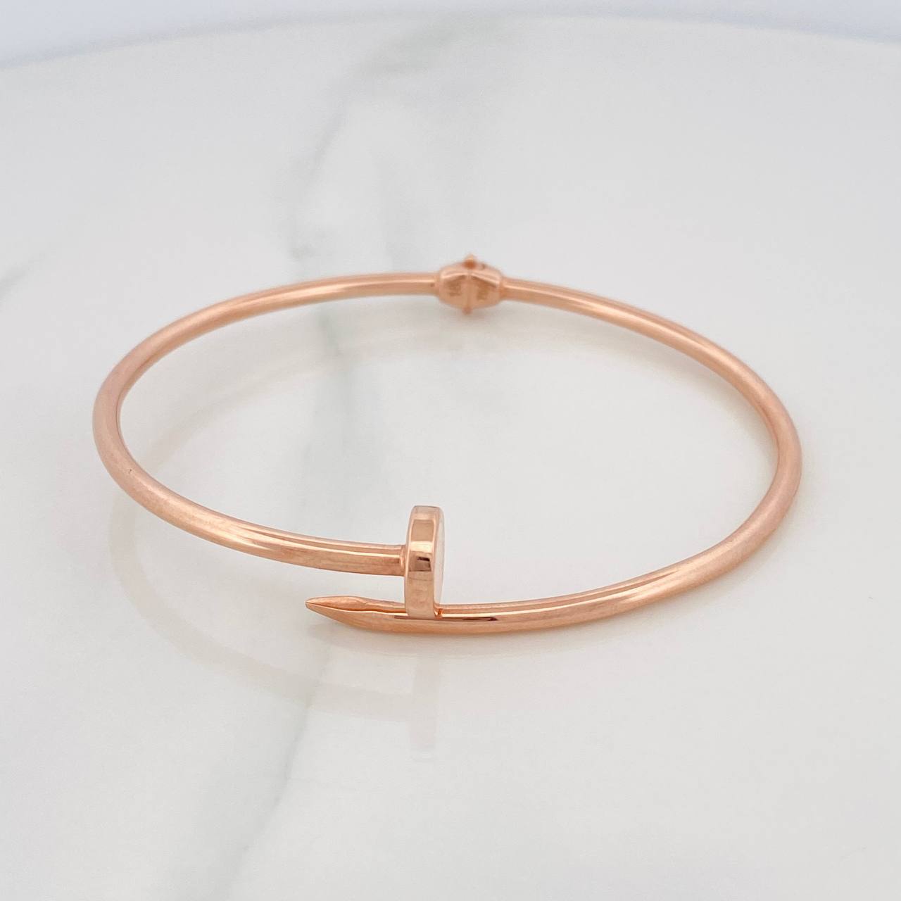 Pulso Aro Clavo 6.8g / 19cm / 2.48mm Oro Rosa 18K