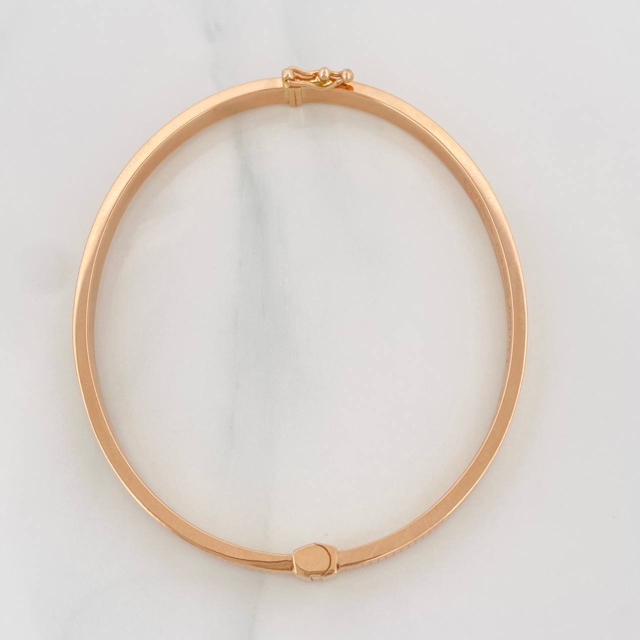 Pulso Aro Tornillo 6.75g / 17cm / 3.95mm Oro Rosa 18K