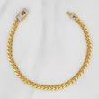 Pulso Cubana Infinito 6.5g / 20cm / 4.68mm Dos Oros 18K