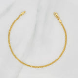 Pulso China 1.4g / 19.05cm / 1.85mm Oro Amarillo 18K