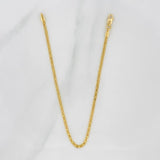 Pulso China 1.4g / 19.05cm / 1.85mm Oro Amarillo 18K