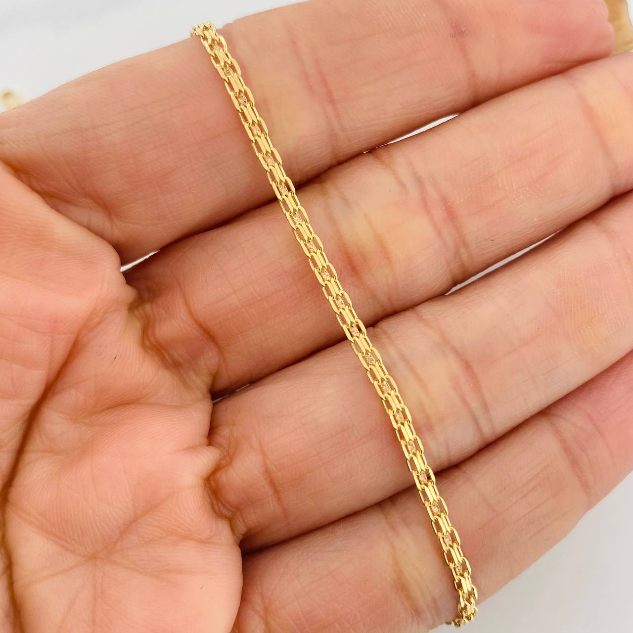 Pulso China 1.4g / 19.05cm / 1.85mm Oro Amarillo 18K