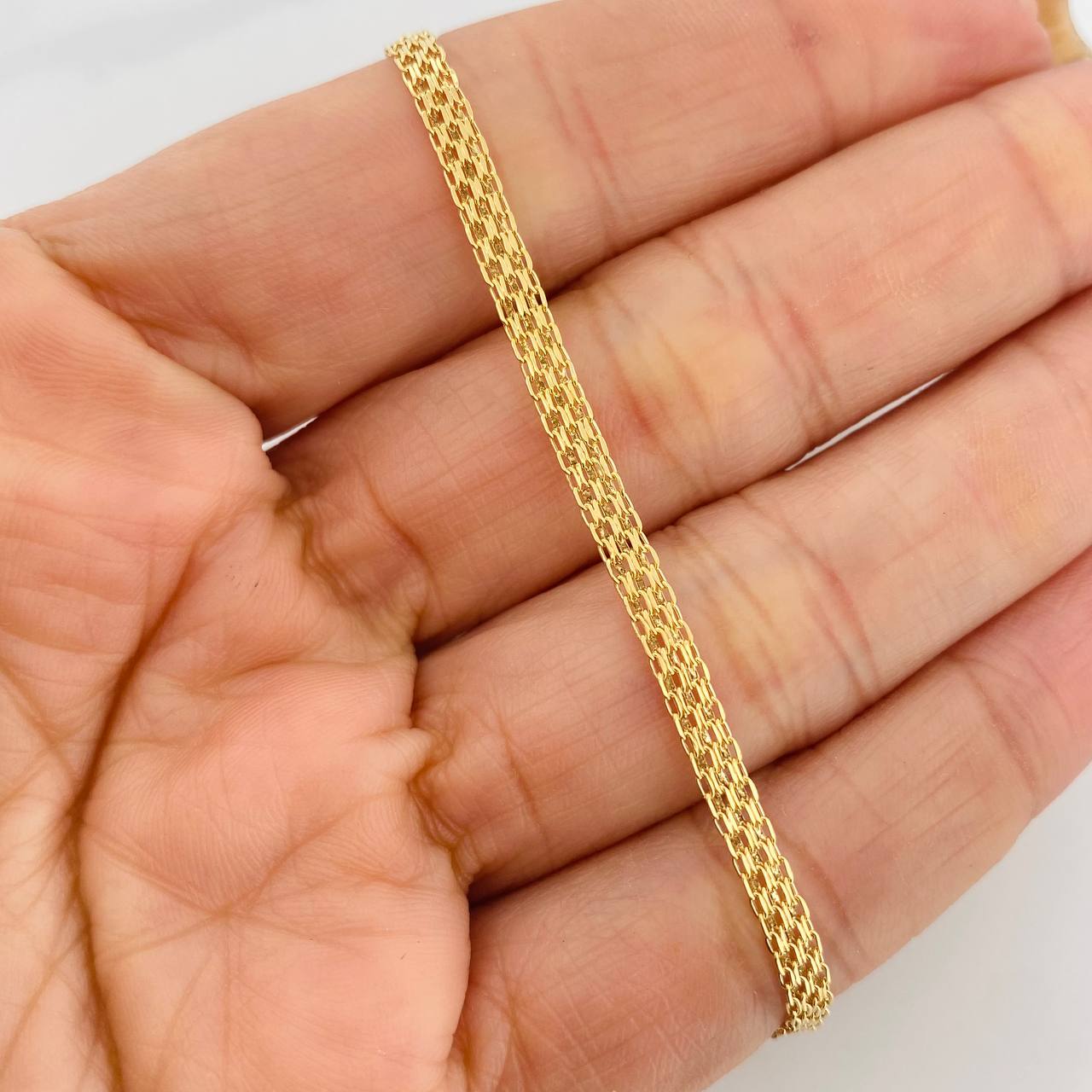 Pulso China 1.55g / 19cm / 3.09mm Oro Amarillo 18K