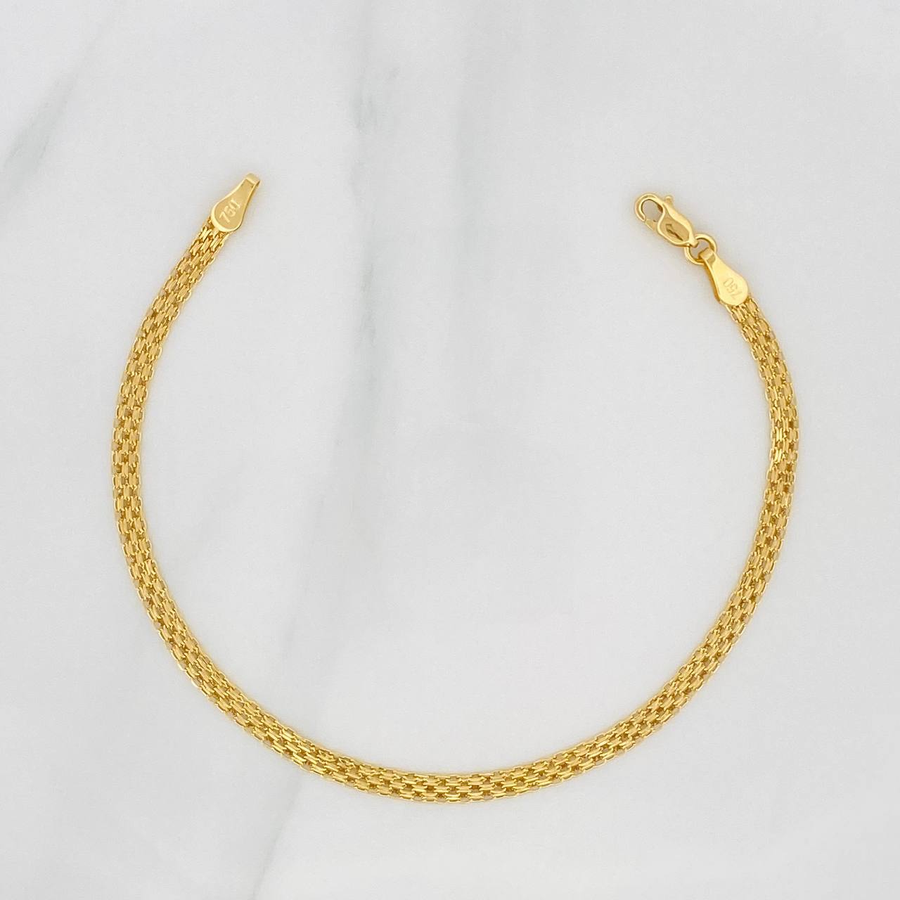 Pulso Chino 1.5g / 19cm / 3.1mm Oro Amarillo 18K