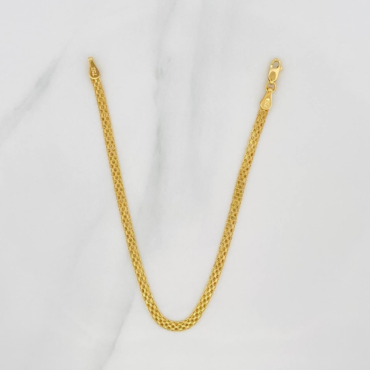 Pulso China 1.55g / 19cm / 3.09mm Oro Amarillo 18K