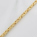 Pulso Bizantino 6.7g / 20.05cm / 3.46mm Oro Amarillo 18K