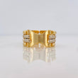 Anillo Panther 5.3g / T8 3/4 Dos Oros Amarillo Blanco 18K