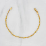 Pulso Morse 2.45g / 18.05cm / 2.24mm Dos Oros Amarillo Blanco 18K