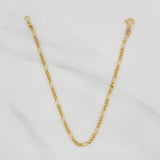 Pulso Figaro 1.15g / 18cm / 2.24mm Oro Amarillo 18K