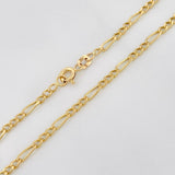 Pulso Figaro 1.15g / 18cm / 2.24mm Oro Amarillo 18K