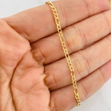Pulso Figaro 1.05g / 18.05cm / 2.33mm Oro Amarillo 18K