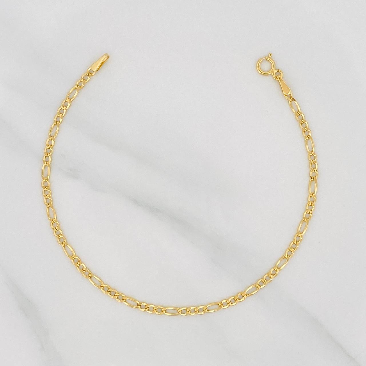Pulso Figaro 1.05g / 18.05cm / 2.33mm Oro Amarillo 18K