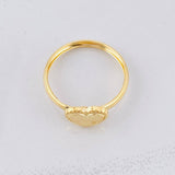 Anillo Corazón Diamantado 1g / T8 3/4 Oro Amarillo 18K