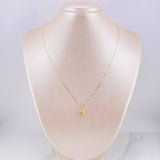 Set Cadena Veneciana + Dije Virgen de Guadalupe / 1.4g / 45cm Oro Amarillo 18K