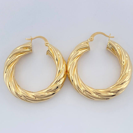 Candongas Niky 4.7gr / 3cm / Oro Amarillo 18K $