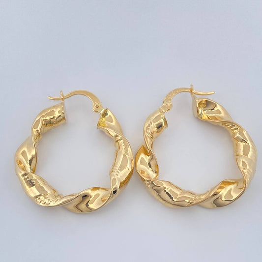 Candongas Remi 3.95gr / 2.8cm / Oro Amarillo 18K $