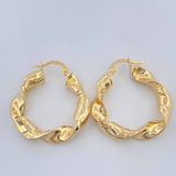 Candongas Remi 3.95gr / 2.8cm / Oro Amarillo 18K $