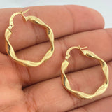 Candongas Bella 2.35gr / 2.8cm / Oro Amarillo 18K $