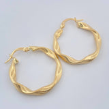 Candongas Bella 2.35gr / 2.8cm / Oro Amarillo 18K $