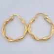 Candongas Bella 2.35gr / 2.8cm / Oro Amarillo 18K $