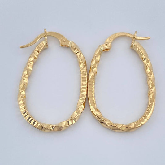 Candongas Dyla 1.5gr / 1.8cm / Oro Amarillo 18K $