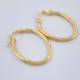 Candongas Lore Ovaladas 1.35gr / 2.6cm / Oro Amarillo 18K $