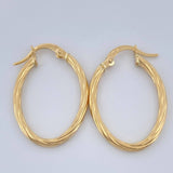 Candongas Lore Ovaladas 1.35gr / 2.6cm / Oro Amarillo 18K $