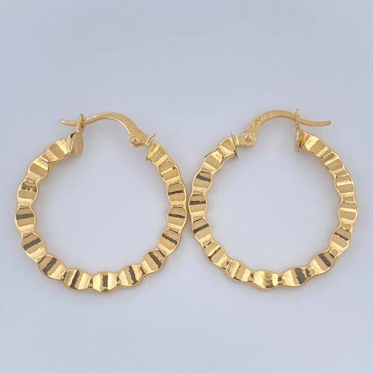 Candongas Said 1.75gr / 2.6cm / Oro Amarillo 18K $