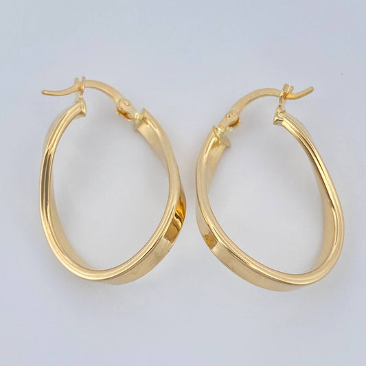 Candongas Clau 2.2gr / 2.8cm / Oro Amarillo 18K $