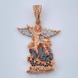 Dije San Miguel Arcangel 7.7gr / 4.1cm / Tres Oros 18K $