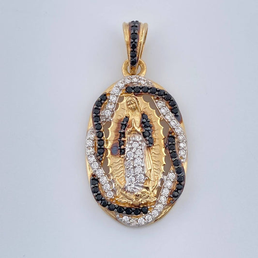 Dije Virgen De Guadalupe 3.8gr / 3cm / Tres Oros 18K $