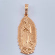 Dije Virgen De Guadalupe 7.5gr / 4.5cm / Oro Rosa 18K $