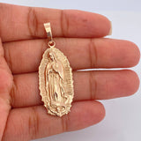 Dije Virgen De Guadalupe 7.5gr / 4.5cm / Oro Rosa 18K $