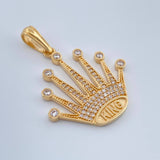 Dije Corona King 4.35gr / 4.7cm / Oro Amarillo 18K $