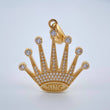 Dije Corona King 4.35gr / 4.7cm / Oro Amarillo 18K $