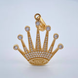 Dije Corona King 4.35gr / 4.7cm / Oro Amarillo 18K $