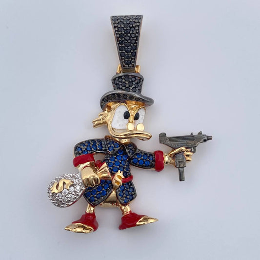 Dije Pato Pistola 10.35gr / 4.4cm / Tres Oros 18K $
