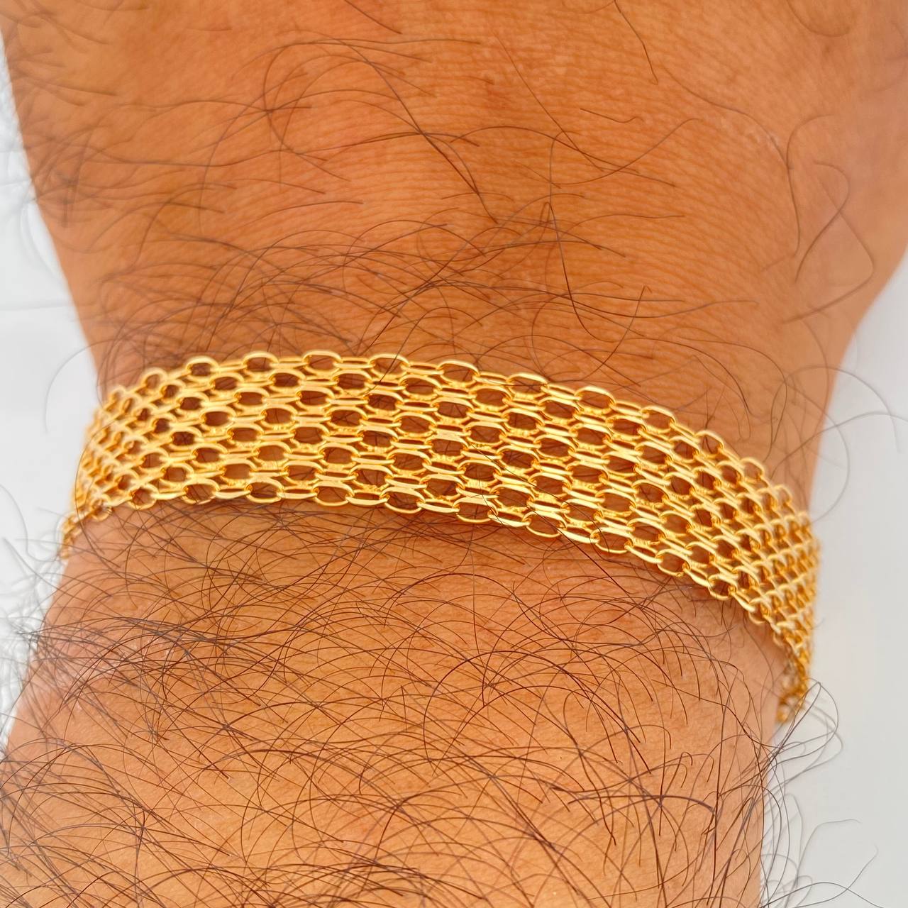 Pulso Chino 8.6gr / 22.5cm / 8mm Oro Amarillo +1 18K $