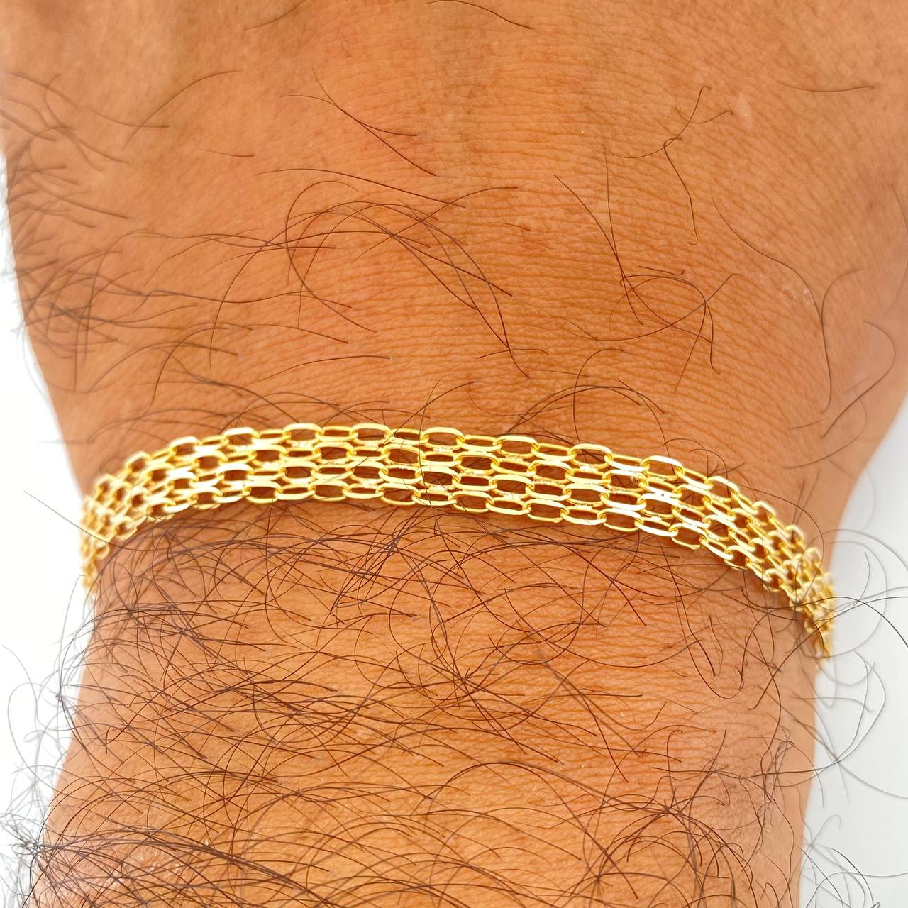Pulso Chino 4.15gr / 20.5cm / 2mm Oro Amarillo +1 18K $